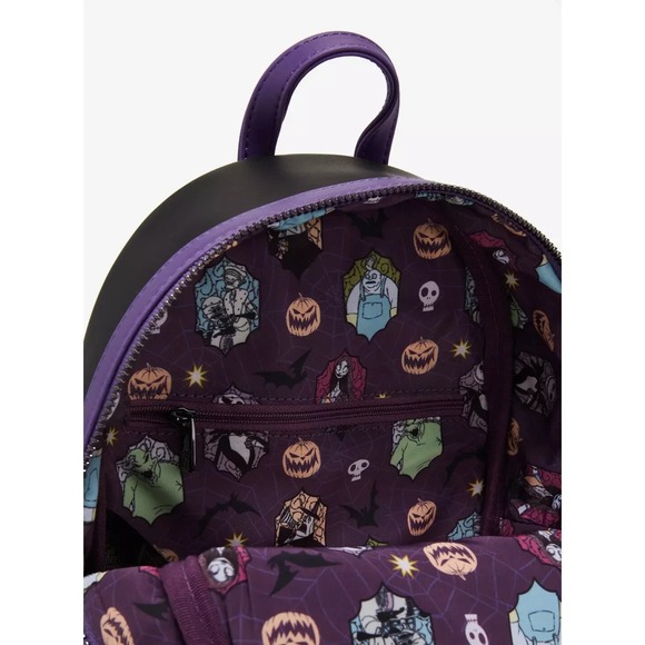 Loungefly Disney Nightmare Before Christmas Characters Group Portrait Backpack‎ - Picture 4 of 4
